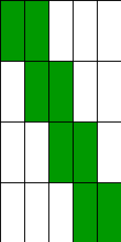 ALT Candy Cane (G, W, W, W, G)