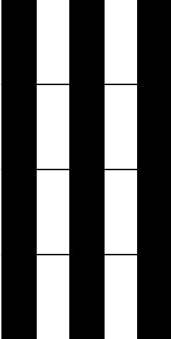 The Bride (B, W, B, W, B)